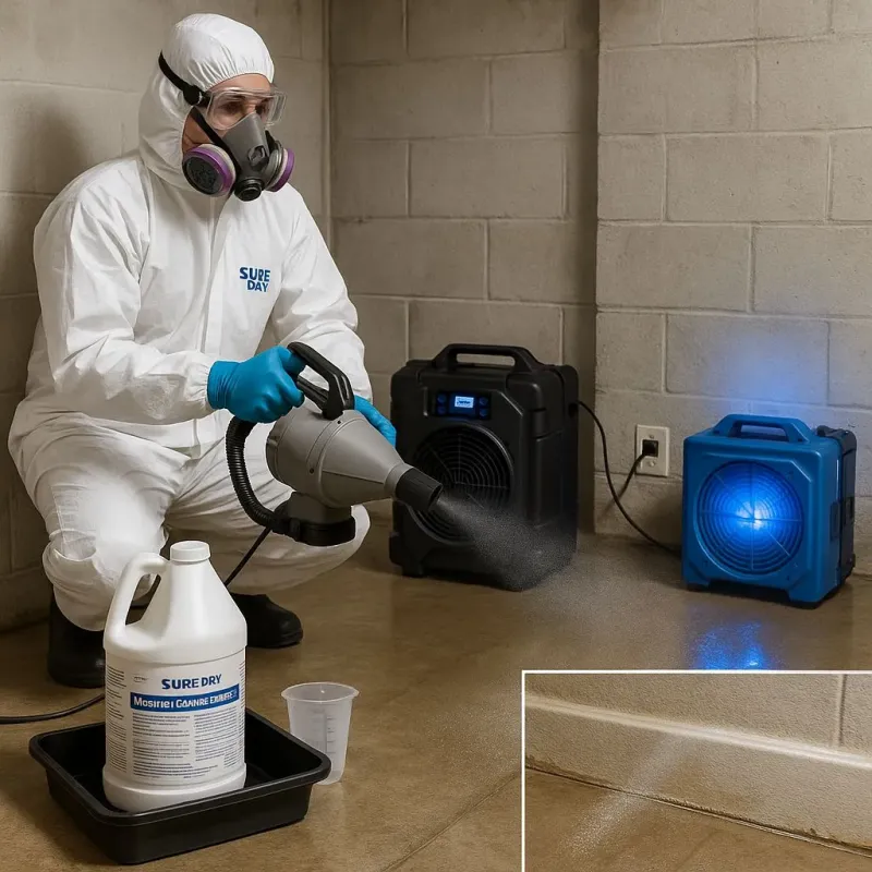 Sanitization and Odor Removal process in New Durham, NH
